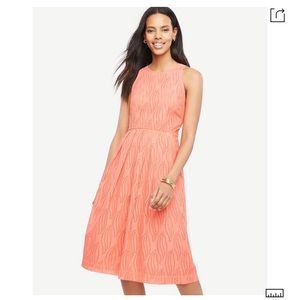 Ann Taylor Eyelet Midi Dress